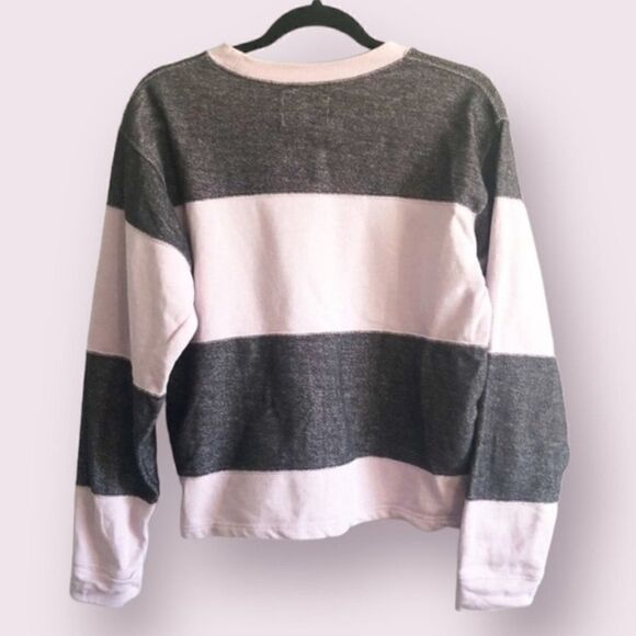 𝅺Roots Striped Crewneck Sweater - Picture 3 of 4